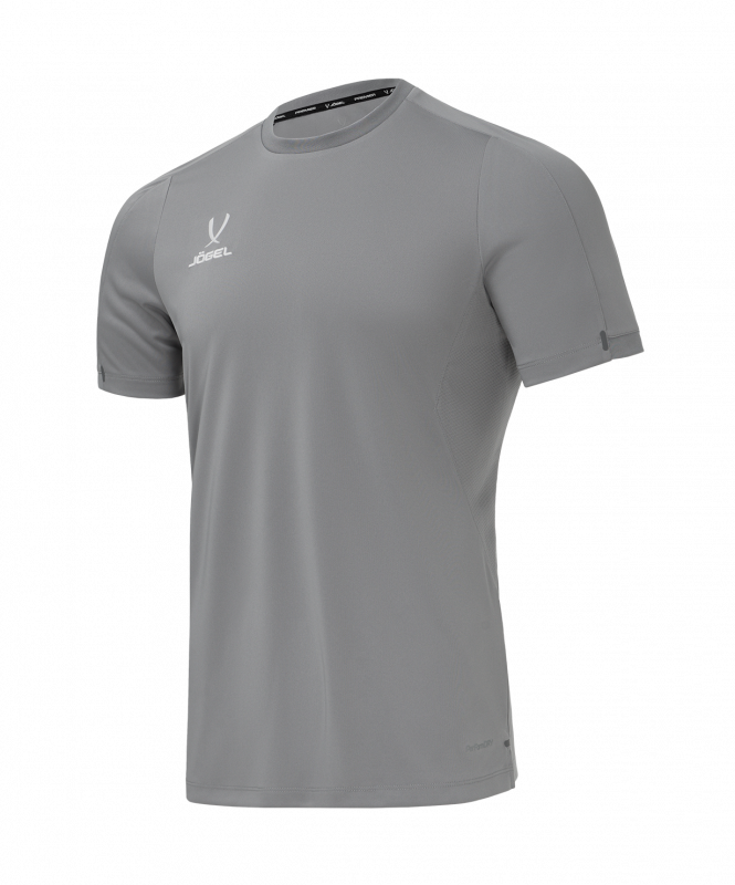 Футболка тренировочная JÖGEL PREMIER PerFormDRY Training Poly Tee, серый, размер XL ЦБ-00004871