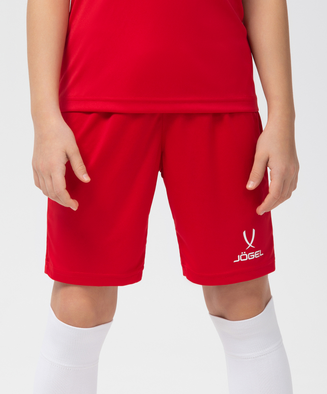 Шорты игровые CAMP Classic Shorts, красный/белый, детский, размер YXS, Jögel УТ-00016208