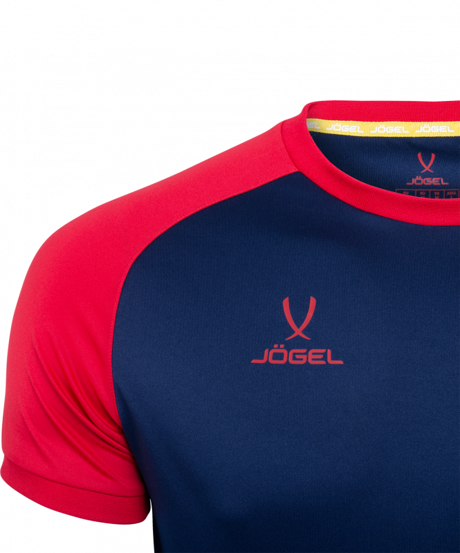 Футболка игровая CAMP Reglan Jersey, темно-синий/красный, детский, размер YXXS, Jögel УТ-00016201