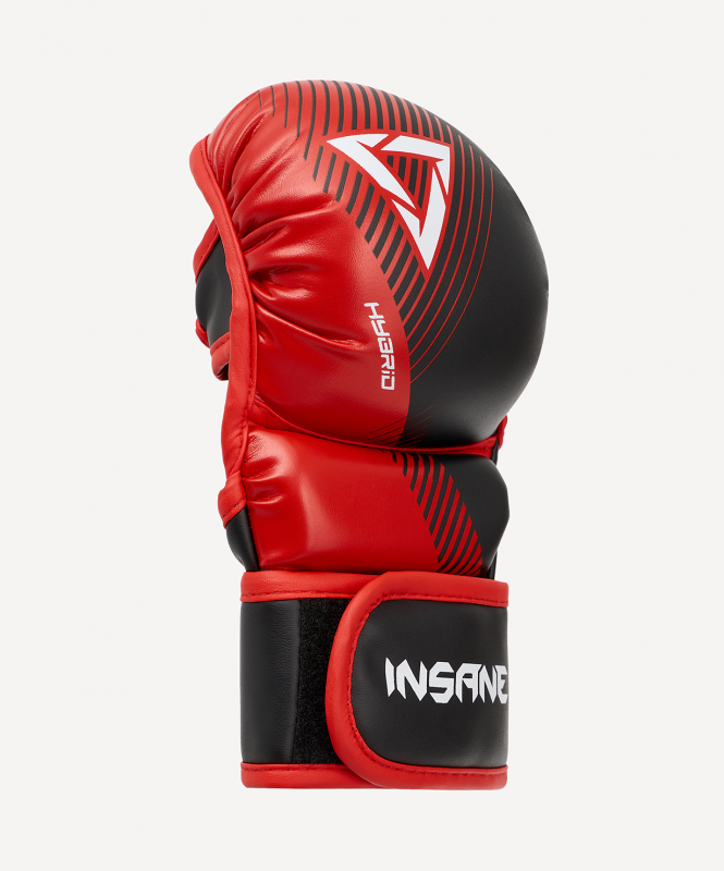 Перчатки INSANE MMA HYBRID, красный, размер M ЦБ-00003878