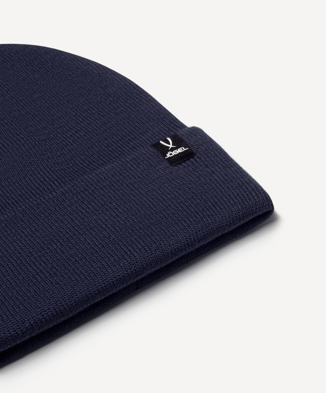 Шапка JÖGEL ESSENTIAL High Beanie, темно-синий, размер One size ЦБ-00003942