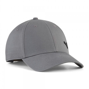 Бейсболка спорт. PUMA ESS Elevated BB Cap, 02715402, хлопок, полиэстер, серый