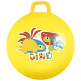 Мяч-попрыгун с ручками «Дино» 65 см, цвет жёлтый