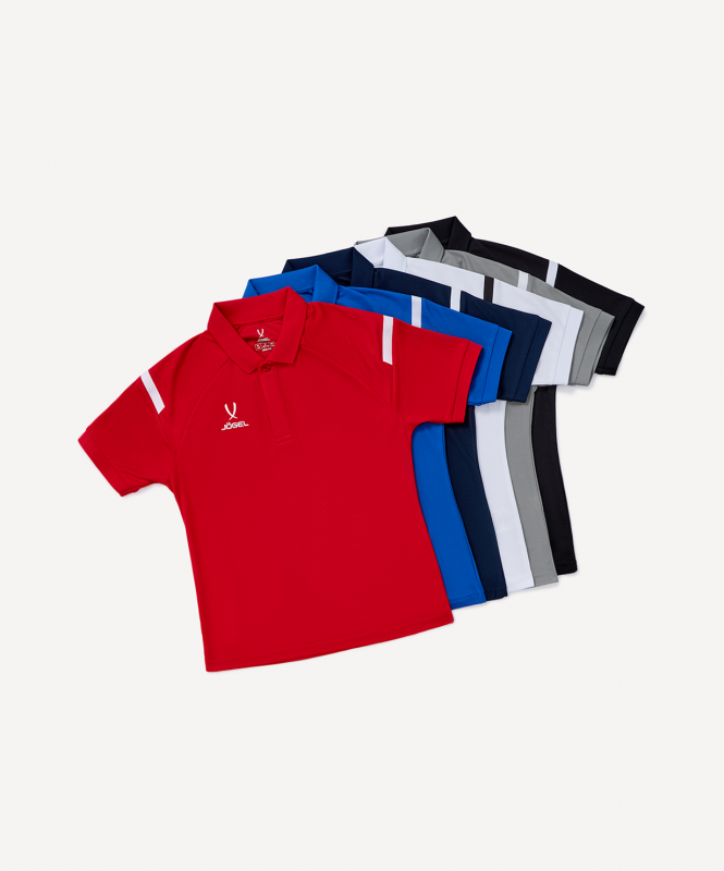 Поло JOGEL CAMP 2 Poly Polo, синий, детский, размер YXS ЦБ-00005720