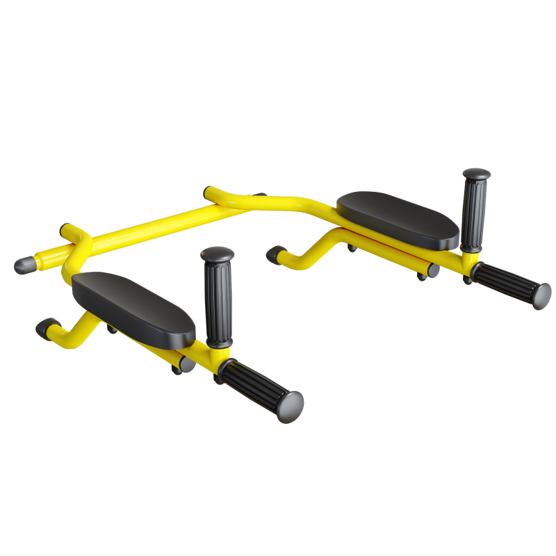 брусья навесные (желтые с черными рукоятками) ROMANA Dop2