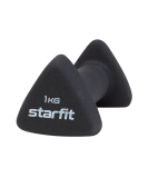 Гантель неопреновая STARFIT DB-205 1 кг, черный УТ-00020457