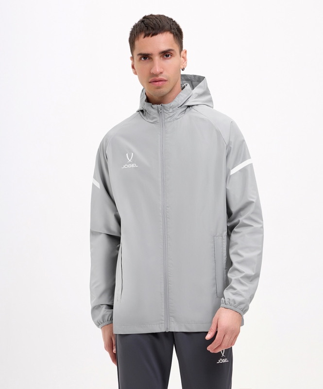 Куртка ветрозащитная CAMP 2 Rain Jacket, серый, размер XXXL, Jögel ЦБ-00003496