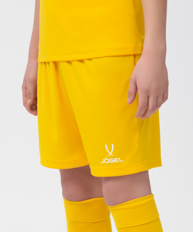 Шорты игровые CAMP Classic Shorts, желтый/белый, детский, размер YXS, Jögel УТ-00016205