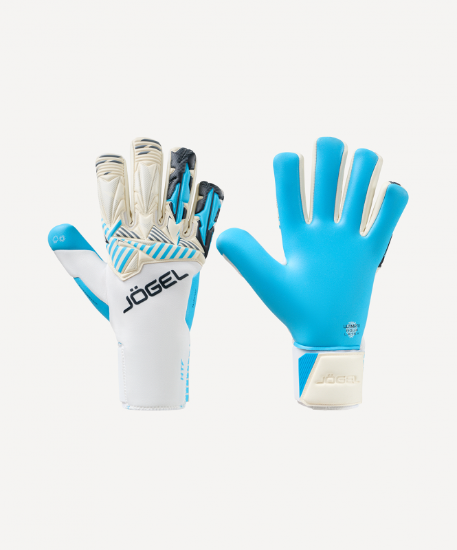 Перчатки вратарские JOGEL Magnum UL4 Aqua Negative, белый, размер 9,5 ЦБ-00008449