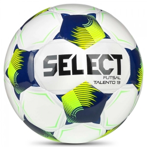 Мяч футзал. SELECT Futsal Talento 13 V26, 1062471015, размер 3, 32п, ТПУ, гибр.сш, бело-сине-желтый