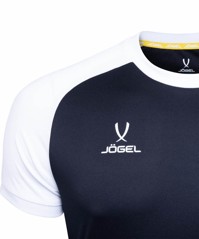 Футболка игровая CAMP Reglan Jersey, черный/белый, детский, размер YS, Jögel УТ-00016198