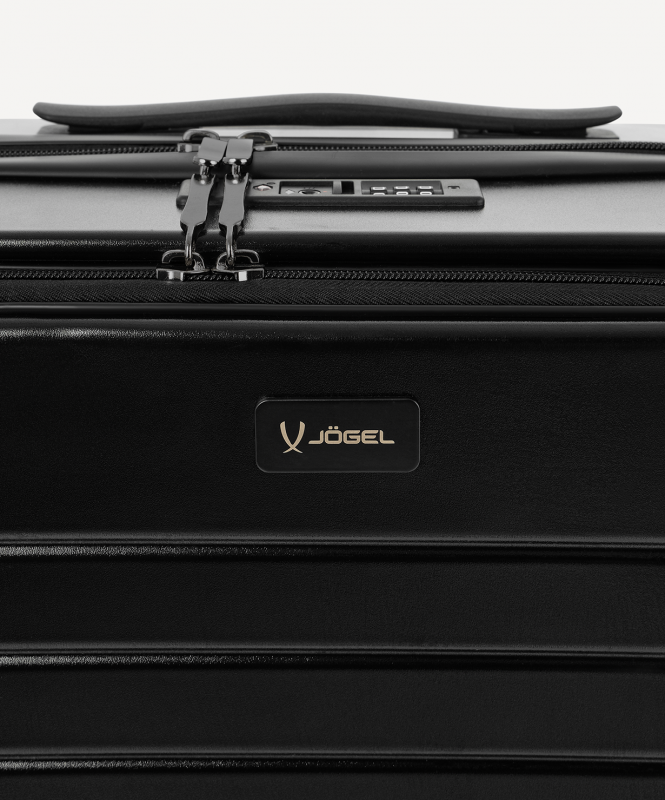 Чемодан для ручной клади JÖGEL ESSENTIAL Carry on Spinner, черный ЦБ-00004830