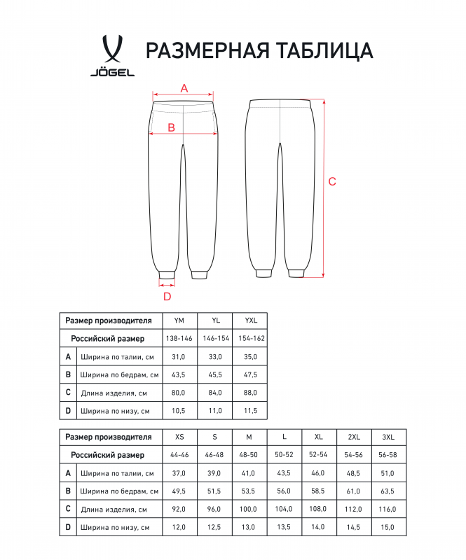 Брюки ESSENTIAL Cotton Pants, темно-синий, размер XS, Jögel ЦБ-00003847