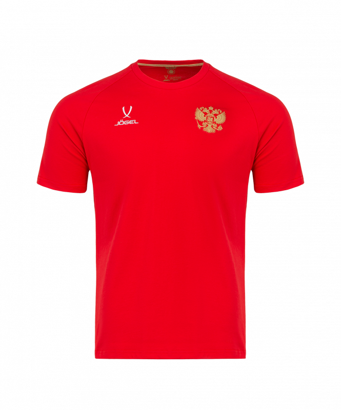 Футболка JOGEL NATIONAL Cotton Tee, красный, размер XXL ЦБ-00003255