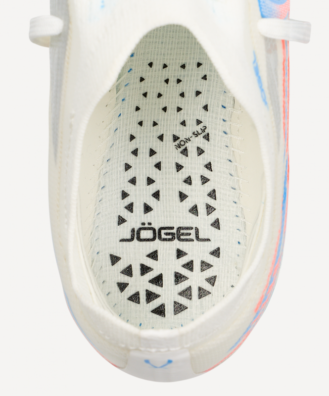 Бутсы футбольные JOGEL Evofly FG Prime White/blue, размер 41,5 ЦБ-00004216