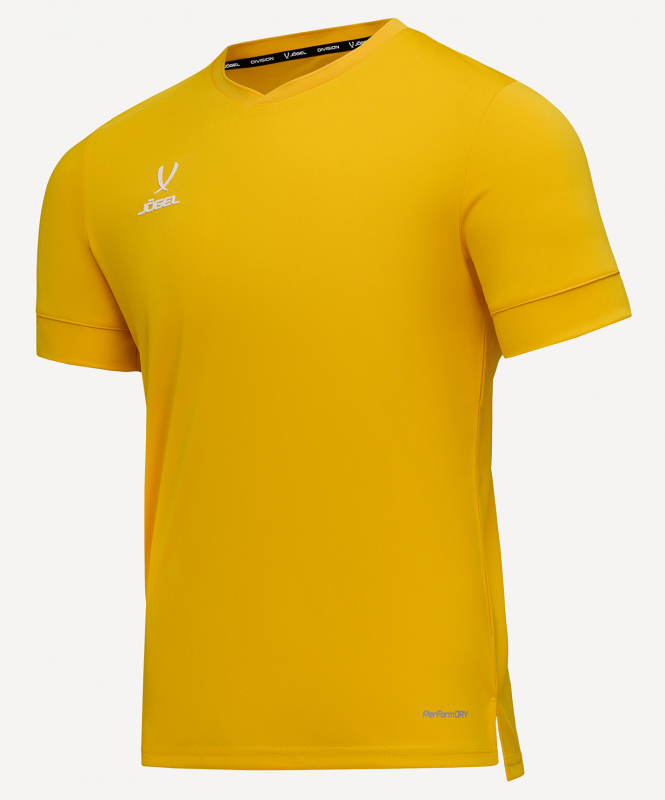 Футболка игровая DIVISION PerFormDRY Union Jersey, желтый, размер XXL, Jögel ЦБ-00003353
