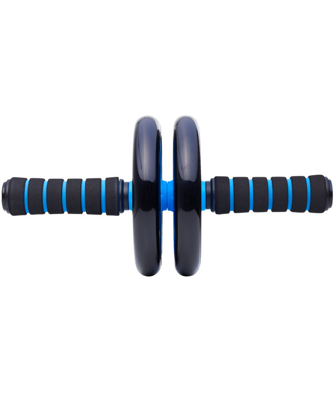 Ролик для пресса двойной RL-102, черный/синий, Starfit
