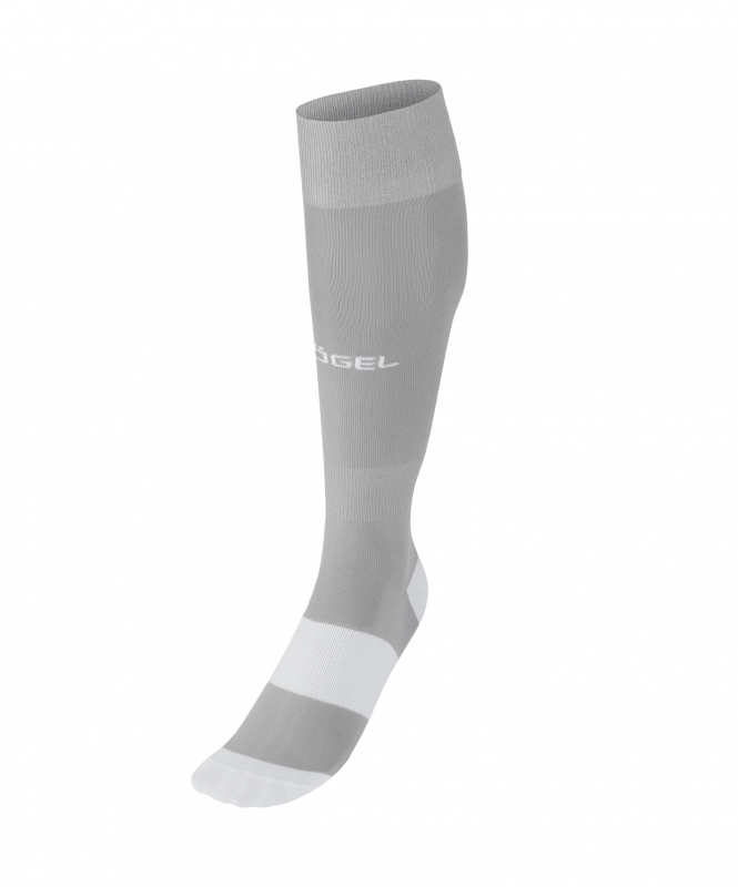 Гетры футбольные JÖGEL CAMP ADVANCED SOCKS, серый/белый, размер 35-38 ЦБ-00005446