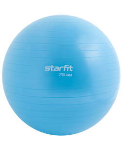 Фитбол STARFIT Core GB-104 антивзрыв, 1200 гр, синий пастельный, 75 см