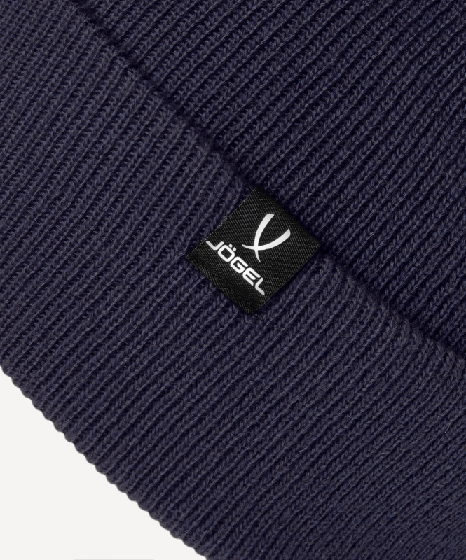 Шапка JÖGEL ESSENTIAL High Beanie, темно-синий, размер One size ЦБ-00003942