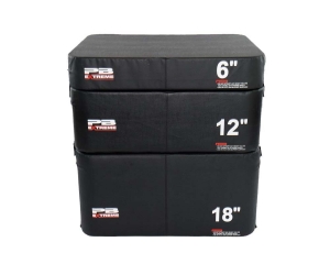 Набор плиобоксов PB Extreme Foam Plyobox Set 3 15 см, 31 см, 46 см, чёрный