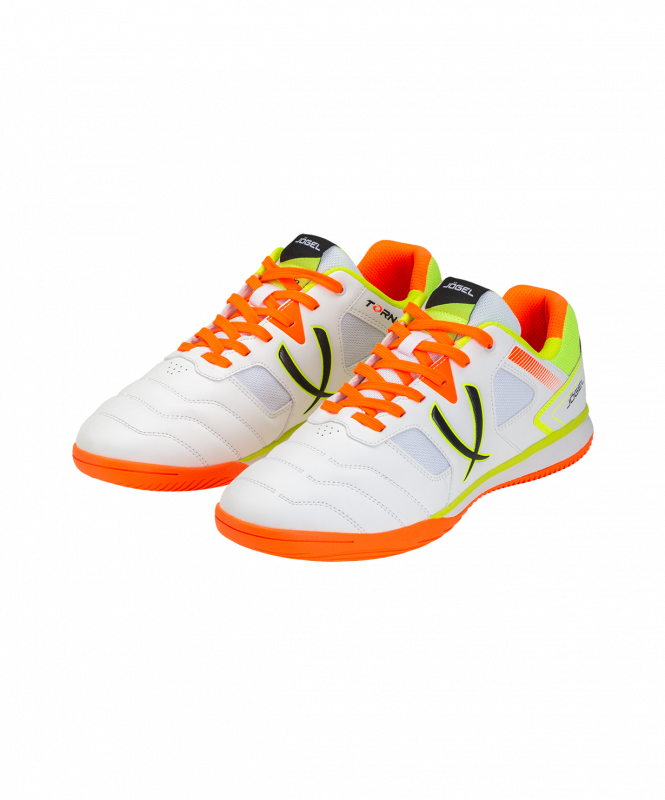 Бутсы зальные Tornado 2.0 White/orange, размер 39, JÖGEL ЦБ-00003462