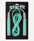 Скакалка RP-401, c силиконовыми ручками, 3 м, мятный, Starfit ЦБ-00002557