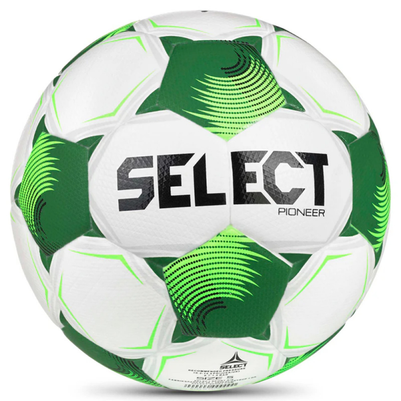 Мяч футб. SELECT Pioneer TB V26, 0865071005, размер 5, FIFA Basic, 32п, ПУ, термосшивка, бело-зеленый