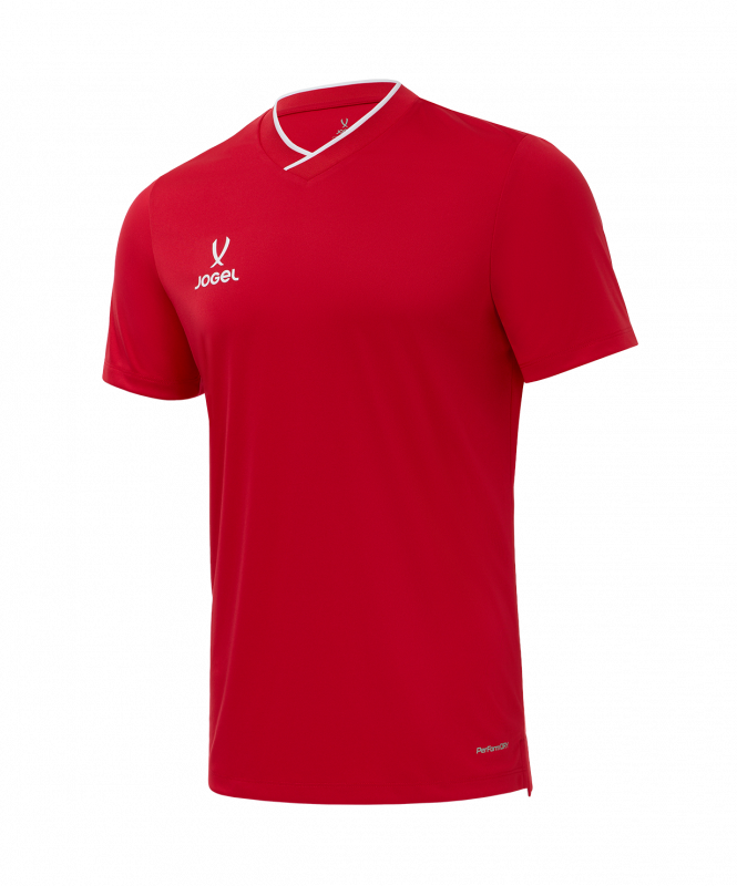 Футболка игровая JOGEL DIVISION PerFormDRY Union Jersey, красный, детский, размер YM ЦБ-00008029