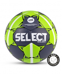 Мяч гандбольный SOLERA IHF №1, сер/лайм, Select