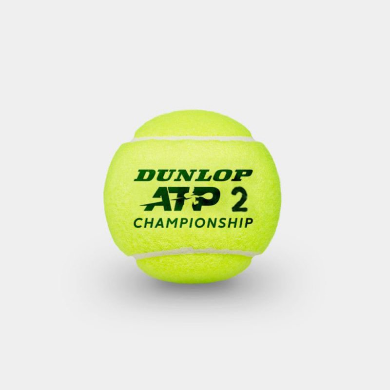 Мяч теннисный Dunlop ATP Championship 3B, 601626, уп.3ш, одобр. ITF, нат.резина, фетр