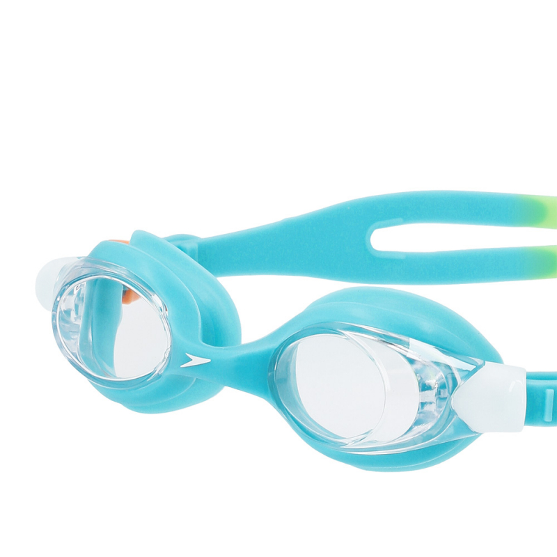 Очки для плав. детск. SPEEDO SKOOGLES Jr, 8-7500645002-C16MP, ПРОЗРАЧНЫЕ линзы, голубая оправа