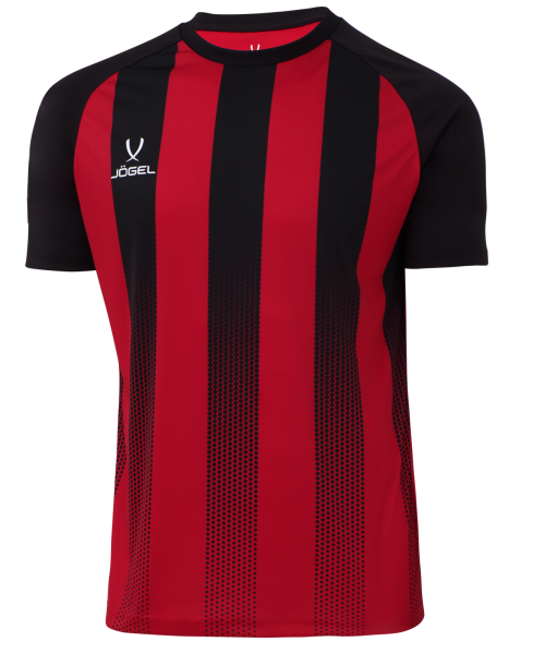 Футболка игровая Camp Striped Jersey, красный/черный, Jögel