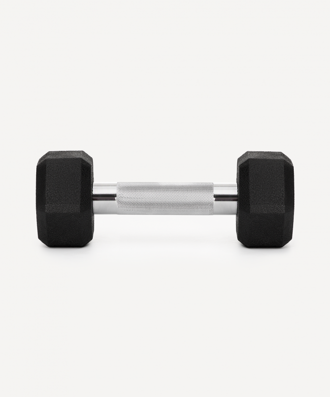 Гантель гексагональная DB-301PRO 3 кг, обрезиненная, черный, Starfit ЦБ-00003797
