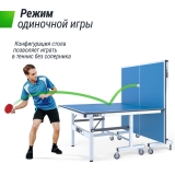 Профессиональный теннисный стол UNIX Line 25 мм MDF синий