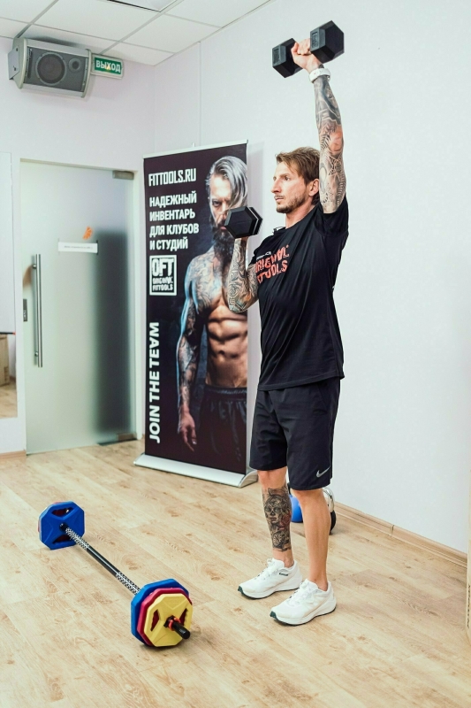 Гантель 27,5 кг гексагональная Original FitTools FT-HEX-27,5