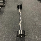 Набор изогнутых обрезиненных штанг (шаг 5 кг, 5 шт) PROFI-FIT 35-55 кг