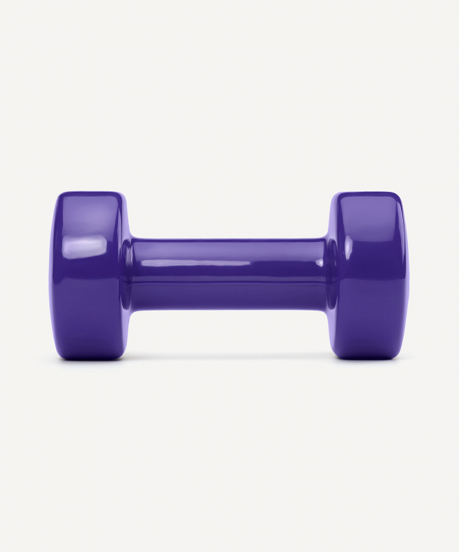 Гантель виниловая DB-101 4 кг, фиолетовый, Starfit ЦБ-00001451