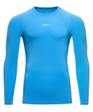 Футболка компрессионная с длинным рукавом PerFormDRY Baselayer LS Tee, голубой, размер XXXL, Jögel ЦБ-00004127