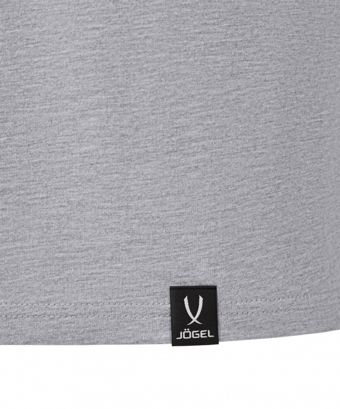 Футболка ESSENTIAL Core Tee, серый меланж, размер S, Jögel ЦБ-00004705