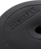 Диск пластиковый BB-203 d=26 мм, черный, 10 кг, BASEFIT УТ-00019756