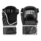 Гибридные перчатки для MMA черно-серые Green Hill MMI-603GH L