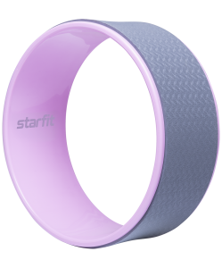 Колесо для йоги YW-101, 32 см, серо-розовый, Starfit