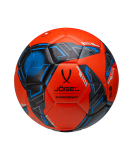 Мяч футбольный JÖGEL Championship №5, оранжевый/синий/черный, размер 5 ЦБ-00002628