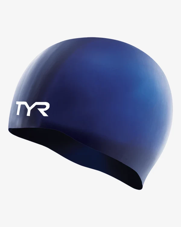 Шапочка для плавания TYR Ринкл Фри (O/S, 408 Синий) LCS