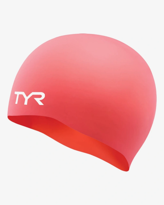 Шапочка для плавания TYR Ринкл Фри (O/S, 732 Оранжевый) LCS