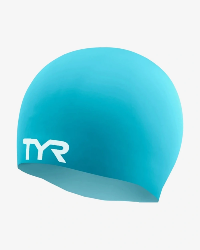 Шапочка для плавания TYR Ринкл Фри (O/S, 441 Голубой) LCS