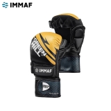 Перчатки MMA IMMAF approved черно-золотистые Green Hill MMI-602 XXXL