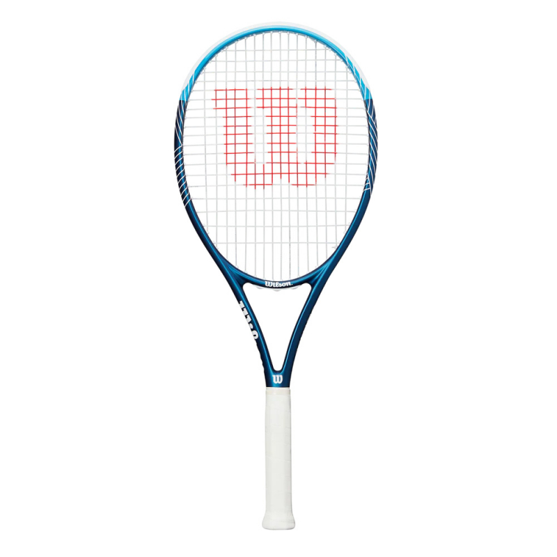 Ракетка б/т Wilson Ultra Power 105 Gr1, WR147010U1, для любит, композит, со струнами, темносин-бел