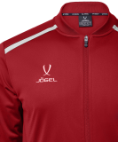 Олимпийка DIVISION PerFormDRY Pre-match Knit Jacket, красный, детский, Jögel